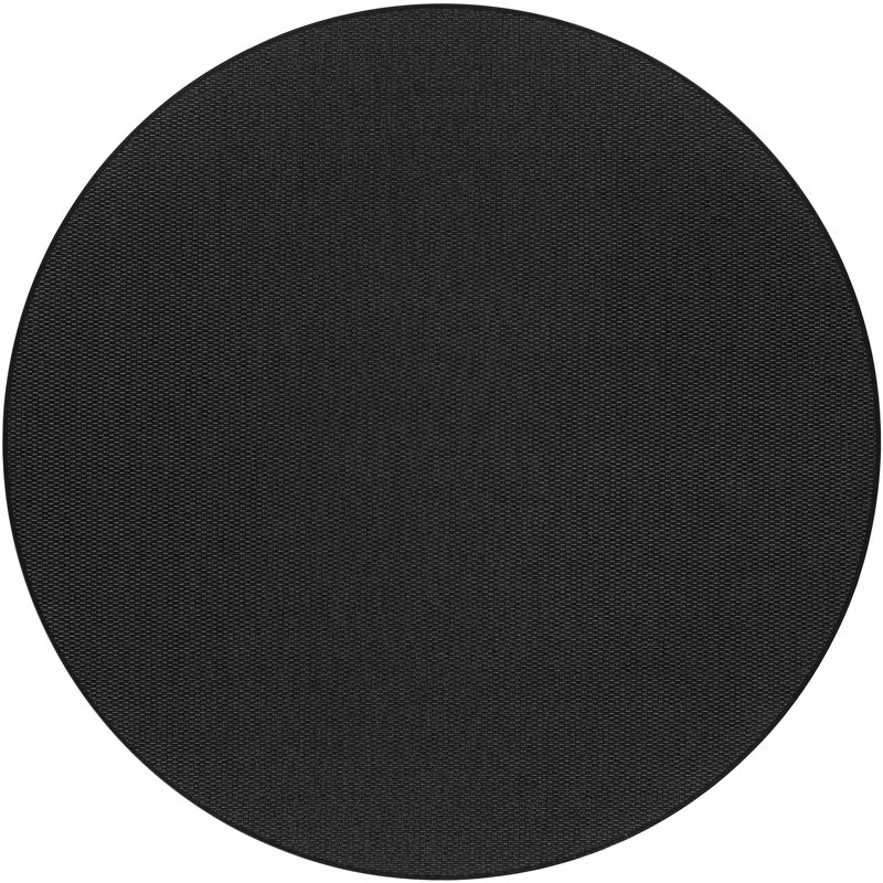 Calabasas Solid Colour Hand Woven Area Rug, Round 160cm
