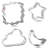 CookieCutter.com 4 -Piece Non-Stick Cookie Cutter