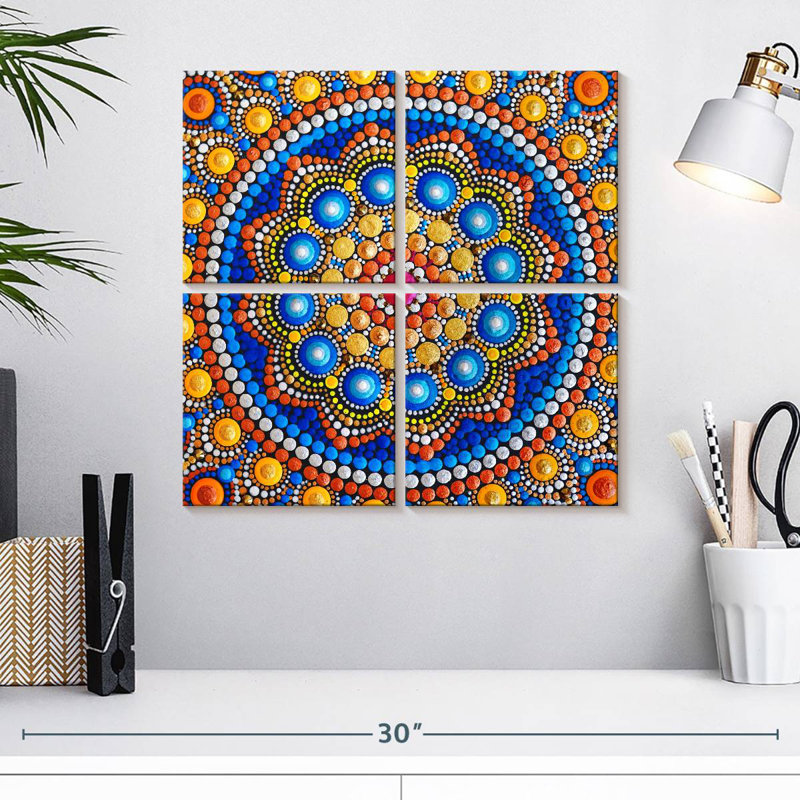 Mandala décoratif à pois
