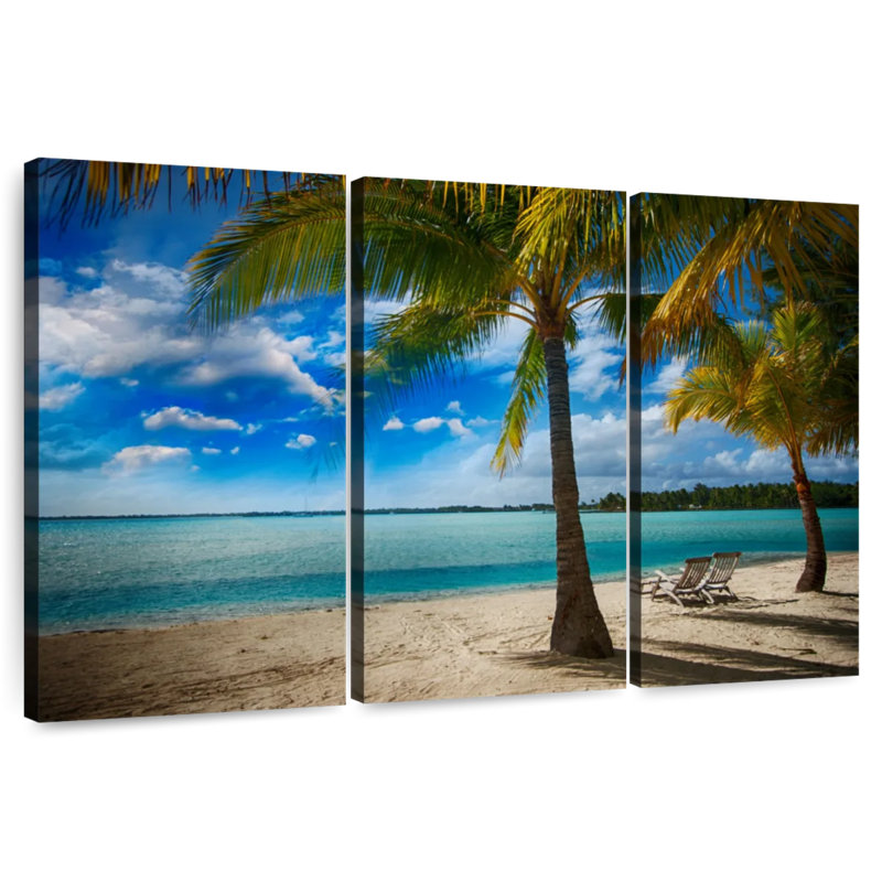 Palmiers de la plage exotique Gillard, H 28 po x l 45 po