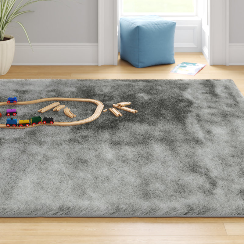 Boswell Machine Woven Silver Indoor Rug, Rectangle 200 x 300cm