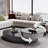 Light luxury modern revolving coffee table-108466913-108466917
