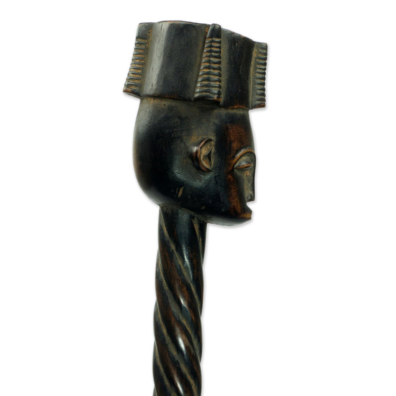 Novica Kings Fork Wood Wall Sculpture