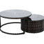 Patio en demi-lune Go - 9 pièces, coussins beiges modernes pour le divertissement extérieur 9 demi-lune, utilisation brune à long terme
