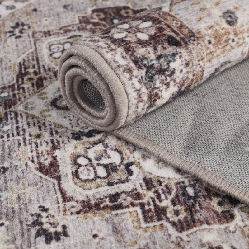 Tapis intérieur lavable 100% nylon Mahi, Rectangle 10 pi x 14 pi