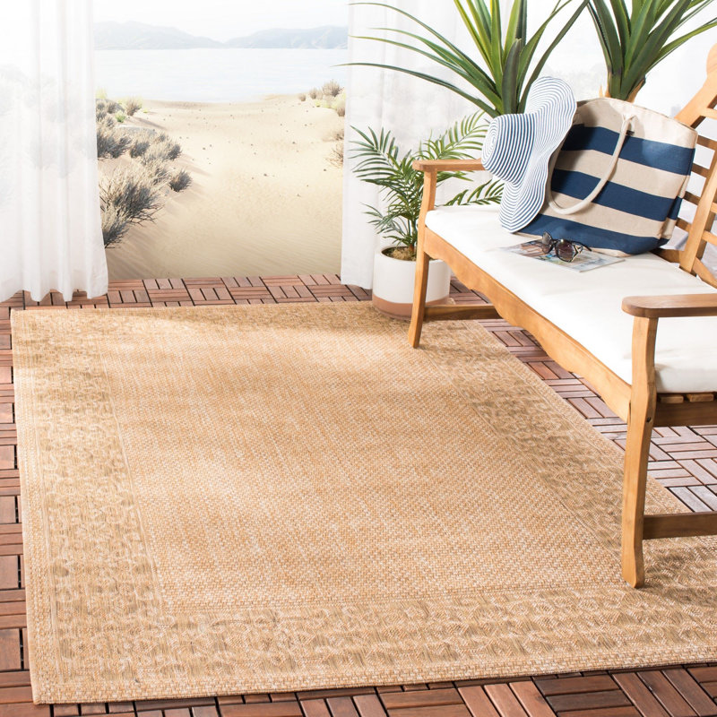 Tapis oriental intérieur / extérieur Herefordshire Performance, Rectangle 4 pi x 5 pi 7 po