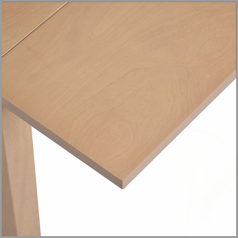 Table de salle à manger extensible de 29 à 45 po pour 4 personnes, table de cuisine pliante avec pieds en bois d'hévéa, table de salle à manger peu encombrante pour le salon, la cuisine, la salle à manger et le petit espace (table seulement)