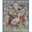 Hand-Knotted High-Quality Blue and Red Area Rug