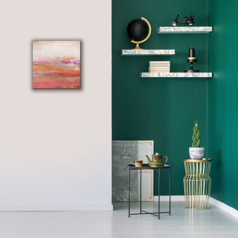 «Modern Industrial 30» par Hilary Winfield, art mural sur toile, 12 po x 12 po, H 18 po x l 18 po x P 0,75 po