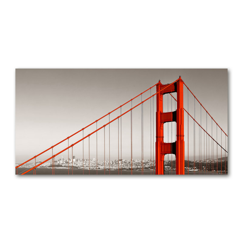 San Francisco Bridge - No Frame Print on Canvas