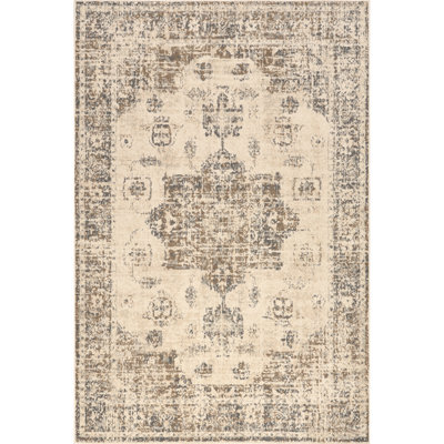 Venn Faded Medallion Area Rug