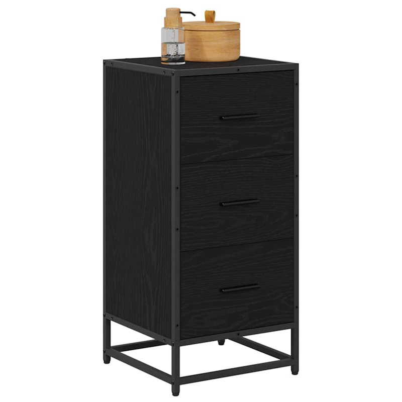 Accent Cabinet, Black Oak