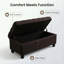 Banc repose-pieds rectangulaire avec charnière de sécurité-1697455156