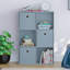 Herclides 96.5cm H x 64.5cm W Cube Bookcase-1985120346