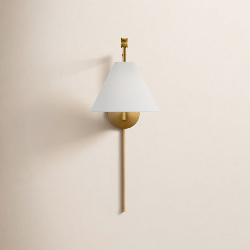 Remy 1 - Light Bath Sconce, Burnished Brass