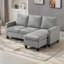 Canapé modulaire avec repose-pieds
