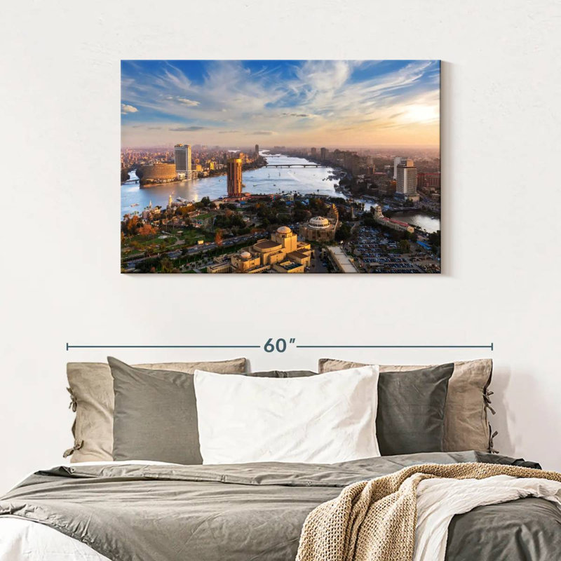 Harpa Scenic Downtown Cairo, 30" H x 45" W