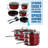 Gotham Steel Stackable Space Saving 10 Piece Aluminum Nonstick Cookware Set with Utensils-50951171