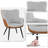 Bakhyt 25" Wide Upholstered Curved Back Armchair-985598955-949443244