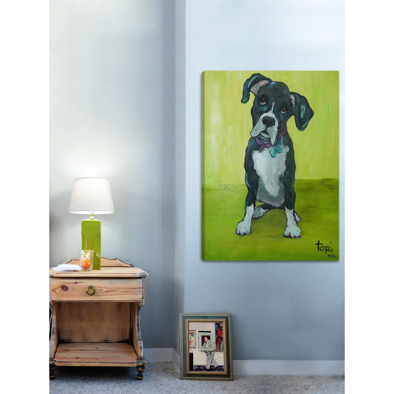 " What " by Tori Campisi, 31" H x 24" W x 1.5" D