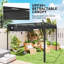 2.27m x 3m x 3m Aluminum Pergola-1551321610