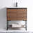 Fiquett 30 " W Freestanding Standard Free Standing 1 Single Vanity Bathroom Vanity With Ceramic Top-1549808642