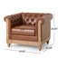 Fauteuil Chesterfield de 39 po de large Anduin-1884047965