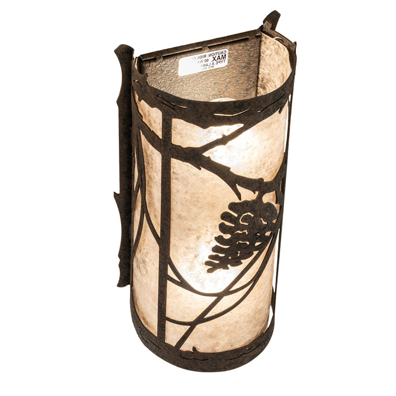 2 - Light Flush Mounted Sconce