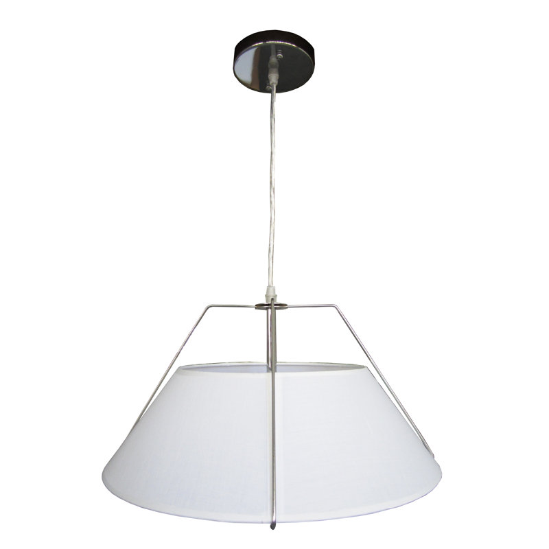 Lally 2 - Light Unique/Statement Pendant, Chrome, Frost White