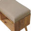 Mango Wood Storage Bench