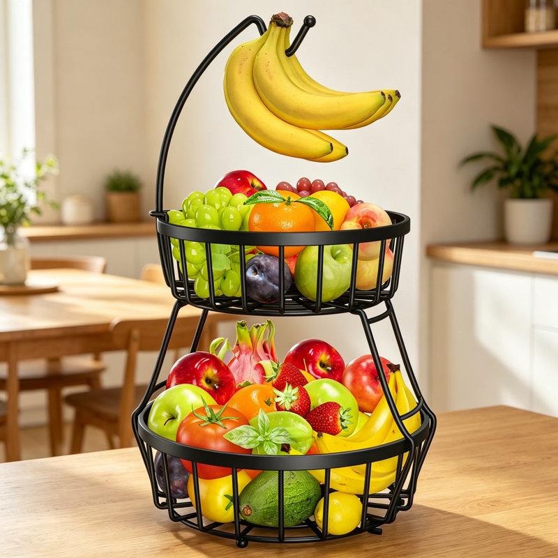 Rebrilliant Metal Fruit Basket