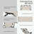 Folding Chaise Lounge Chair with Pillow and Pocket-1379652294