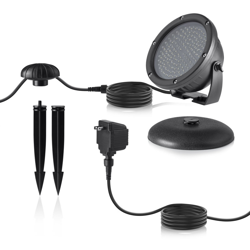 Outdoor Submersible Pond Light with LEDs, 8W