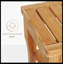 Long banc de douche en bambou, tabouret de douche spa en bois de 20 po avec tablette de rangement pour chaussures