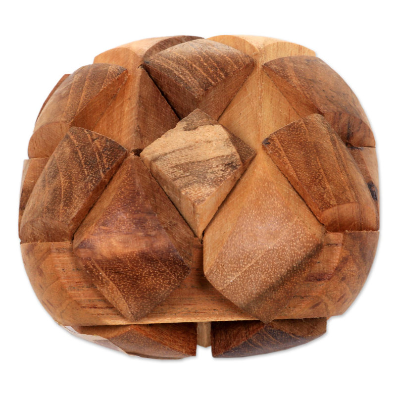 Sculpture Norazn Open Me Up Teakwood