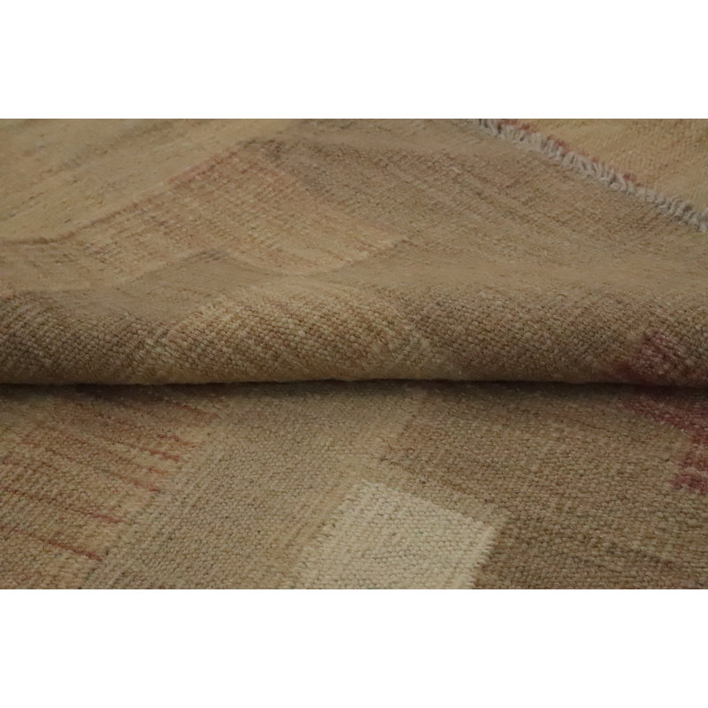 Geometric Kilim Vegetable Dye Area Rug 7x9
