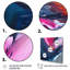 Dennice, art texturé abstrait bleu et rose-2032258887-2032258886
