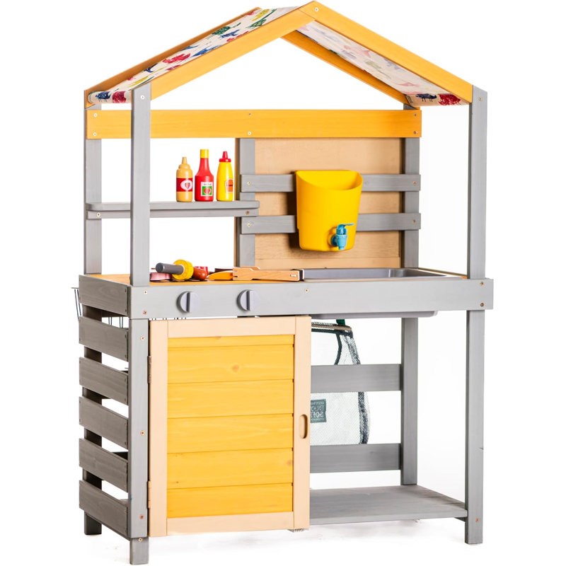 Garden Gear 75cm W x 33cm D Playhouse with Kitchen