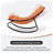 Outdoor Metal Rocking Chair - Upholstered Patio Lounge Chair with Padded Seat, Heavy Duty for Porch-2051668850
