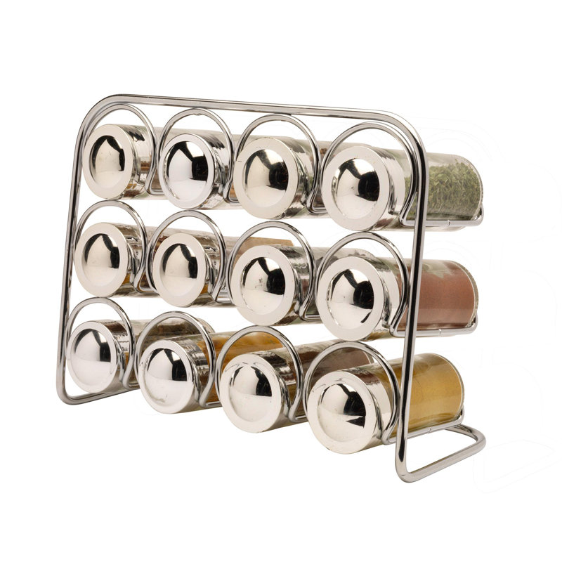 Freestanding Spice Jar & Rack Set