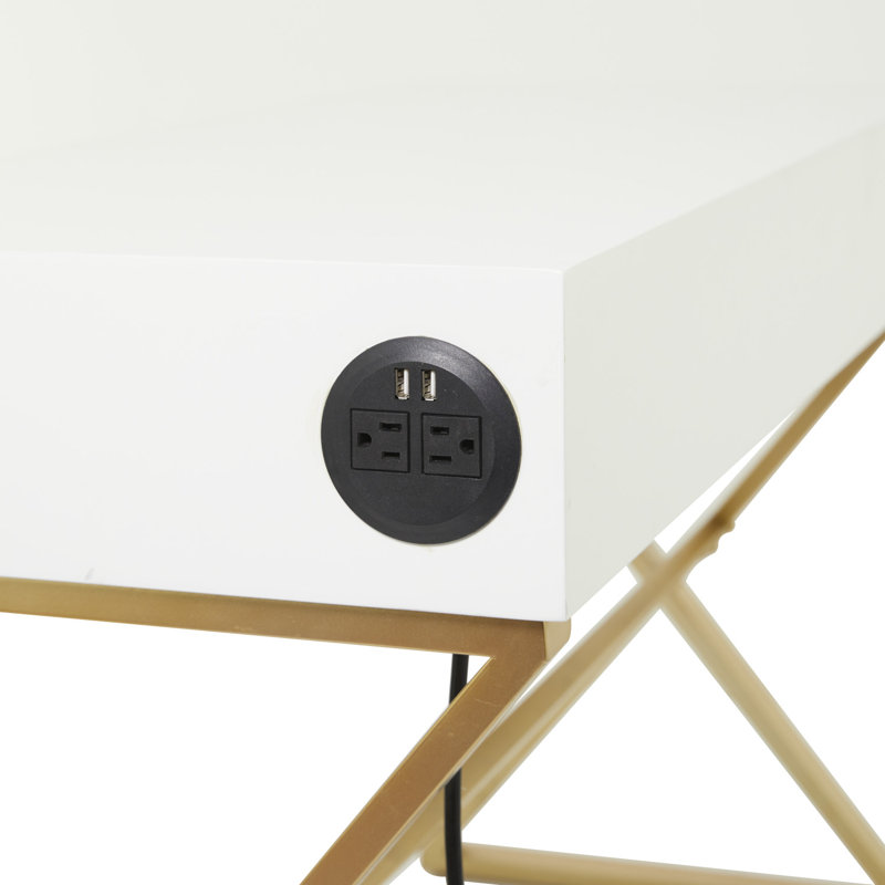 47.00'' Console Table, White