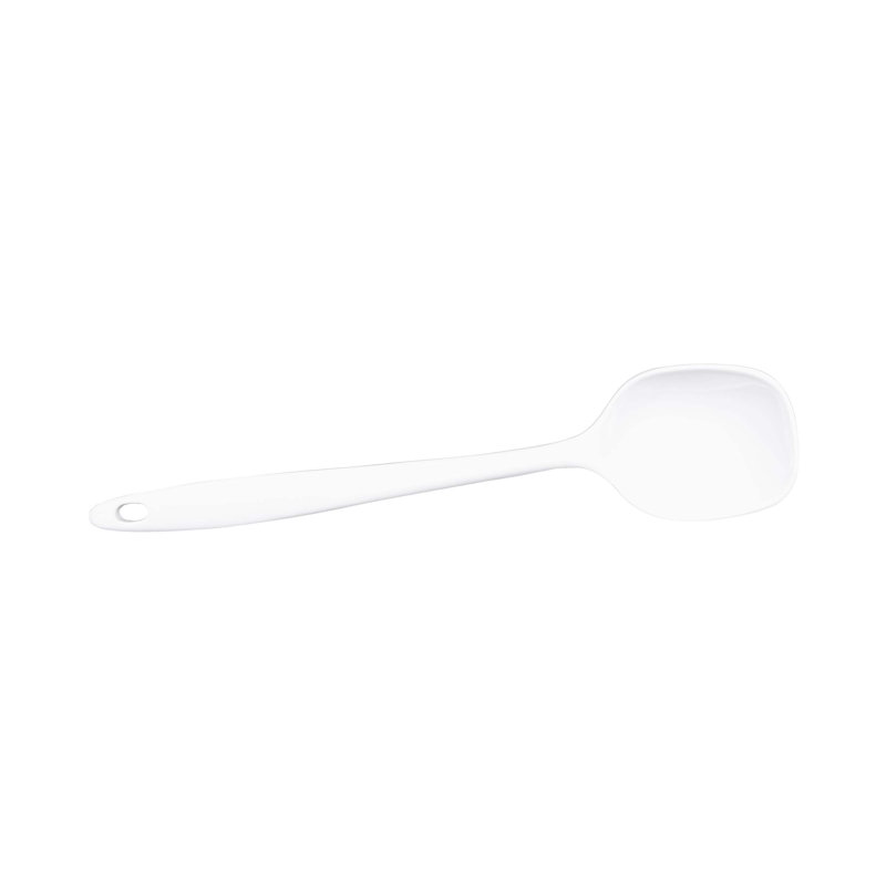 Melamine Serving Spoon, White