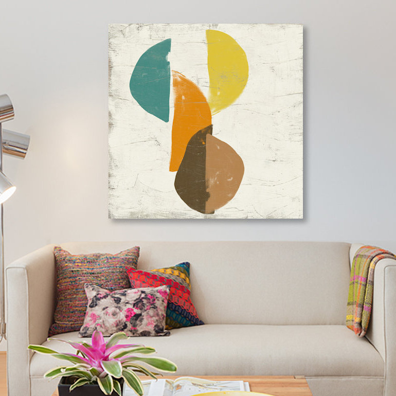 « mobile iv », impression sur toile, H 18 po x l 18 po x P 1,5 po, Pas de tapis, Toile tendue