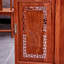 Armoire à chaussures sculptée de style chinois pour le salon