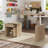 Height Adjustable Craft Table With Storage Cabinet
