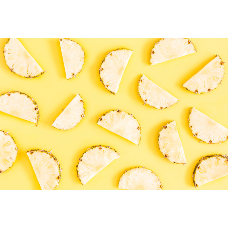 Pineapples - Wrapped Canvas Print, 61cm H x 91cm W x 3.8cm D