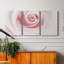 «Rose Embrace» - Toile tendue avec châssis de qualité supérieure - Prêt à être accroché-1871351374