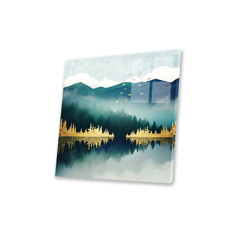 Reproduction de brume sur verre acrylique