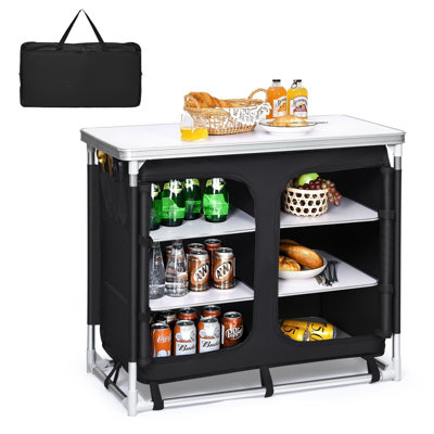 Paislie Retangular 96cm L Outdoor Buffet & Console Table
