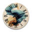 Horloge murale en bois massif Mcclarrie-648199488